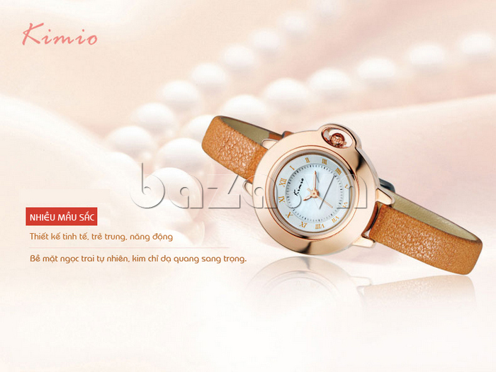 Đồng hồ nữ Kimio ZW515S thiết kế hợp thời trang 