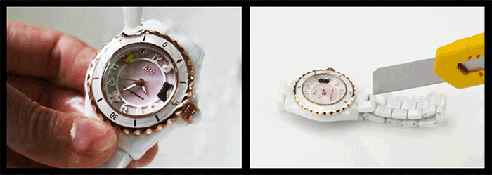 Đồng hồ nữ Mini MN1095 dây gốm cao cấp