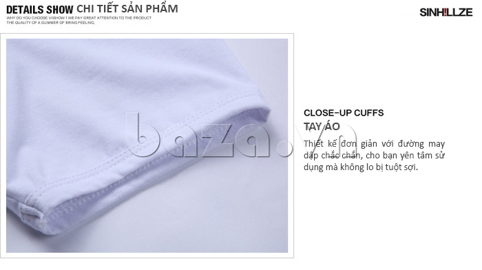 Áo T-shirt nam thời trang Sinillze 5903- chi tiết sản phẩm áo thun nam 