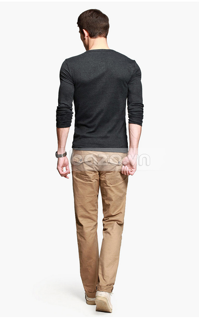 Baza.vn: T-Shirt nam dài tay K-Jeans ST-807 tay ngắn 
