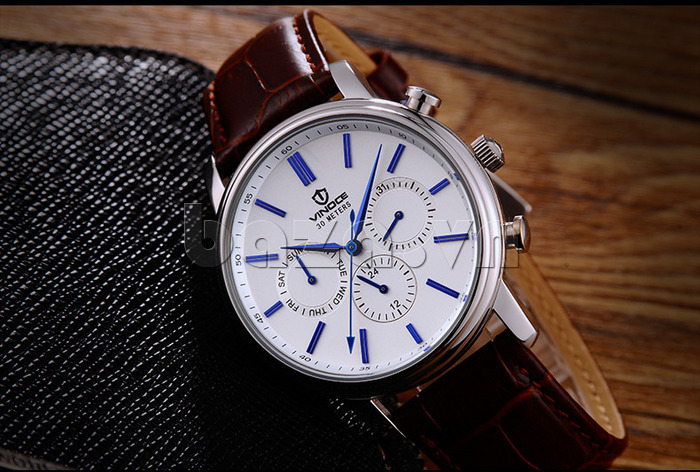 Đồng hồ nam đa chức năng Vinoce 8371G máy Miyota thiết kế ấn tượng