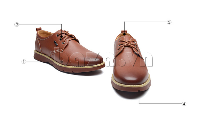 Giày da nam Simier 8122 - hoàn hảo từng chi tiết