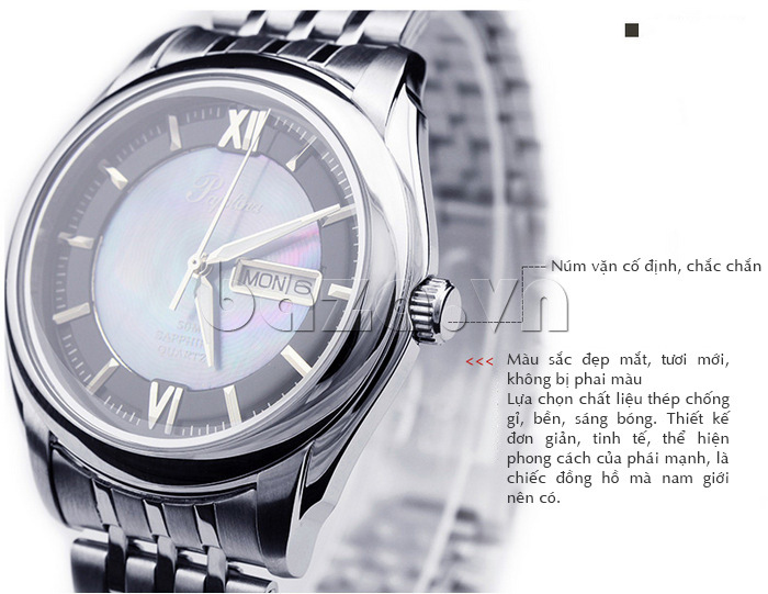 Đồng hồ nam Pafolina RA-5001M  thiết kế ấn tượng