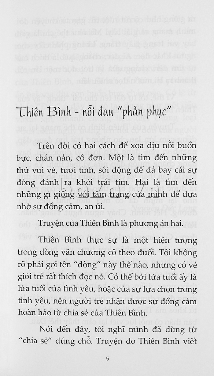 Đôi khi tình yêu chỉ là chuyện một người- Thiên Bình viết về tuổi trẻ 