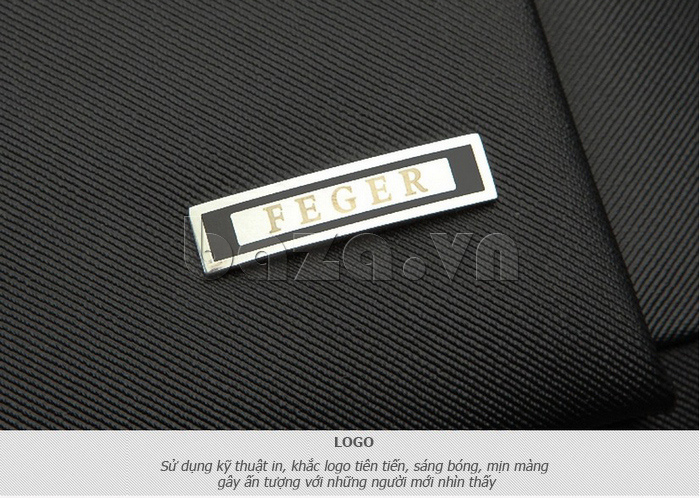 Bộ túi ví nam thời trang Feger 8106 - logo chính hãng