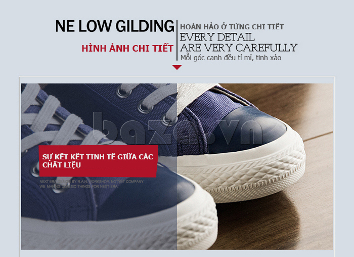 Giày vải nam Notyet NY-ZY4155 là sự kết hợp tinh tế giữa các chất liệu