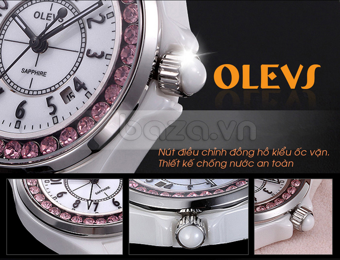 Baza.vn: Đồng hồ nữ OLEVS L54 tinh tế từng đường nét