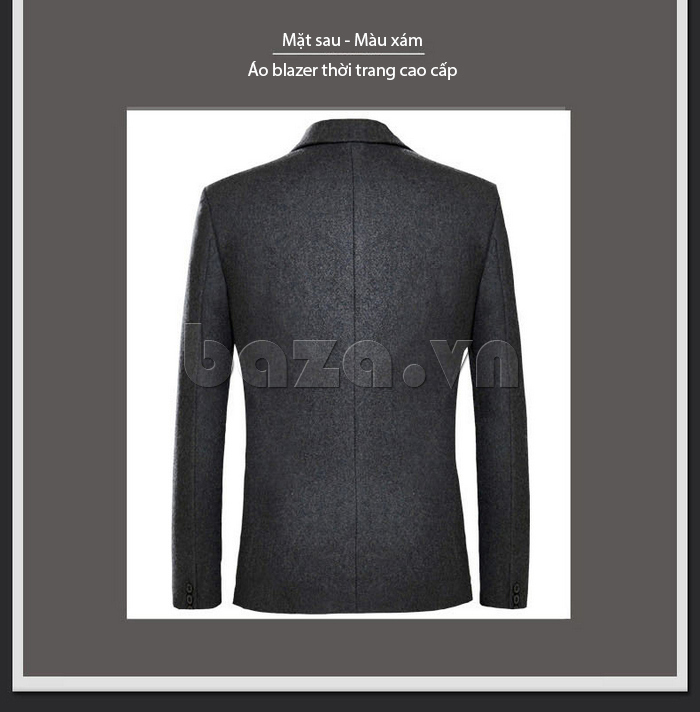 Áo vest nam lông cừu ZZN A334501 đẳng cấp phái mạnh