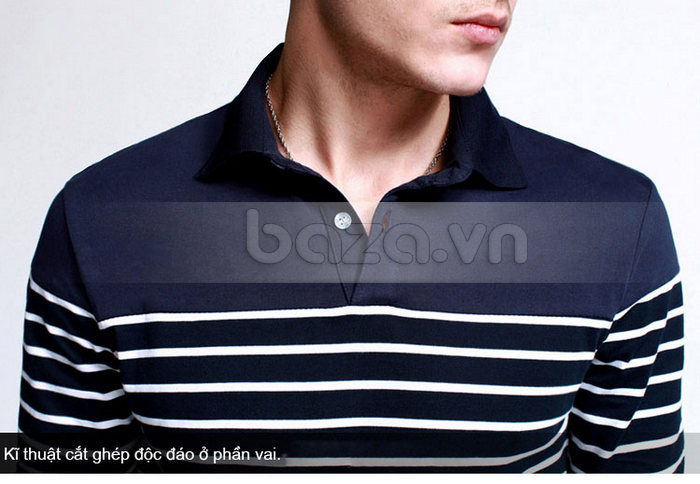 Baza.vn: T-shirt dài tay nam K-Jeans PT-7035 dễ mix đồ 