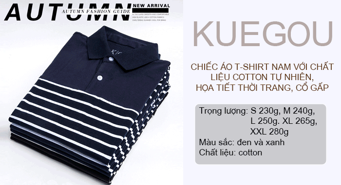 T-shirt dài tay nam K-Jeans PT-7035 chất liệu cotton mới mẻ 