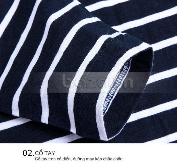 Baza.vn: T-shirt dài tay nam K-Jeans PT-7035 màu sắc không bị phai màu 