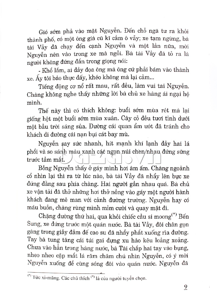 Nội dung sách Nguyên Tuân tuyển tập