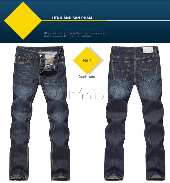 Quần jeans nam cao cấp W&G thời thượng