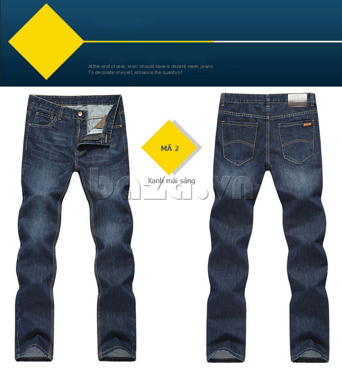 Quần jeans nam cao cấp W&G đẳng cấp 