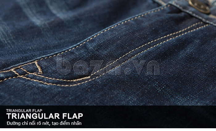 Quần jeans nam cao cấp W&G tạo điểm nhấn 