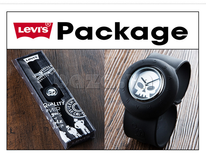 Đồng hồ nhi đồng Levis LTG06 dây đeo kiểu fun pop màu đen sang trọng