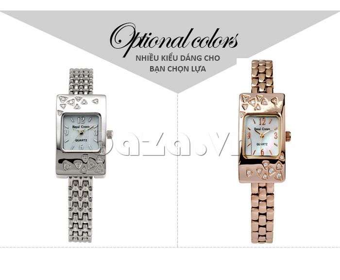 Đồng hồ nữ Royal Crown 3812 có nhiều kiểu dáng để lựa chọn