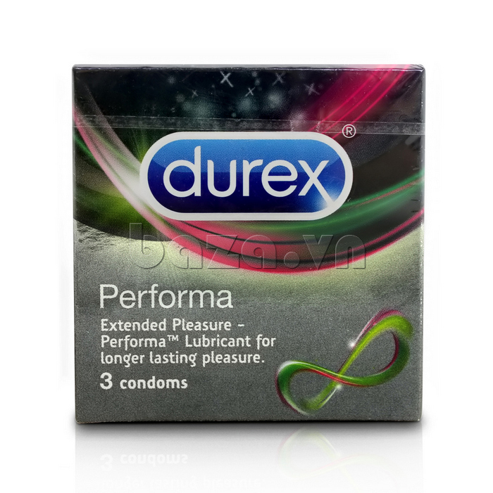 Bao cao su chống xuất tinh sớm Durex Performa - bảo đảm chất lượng