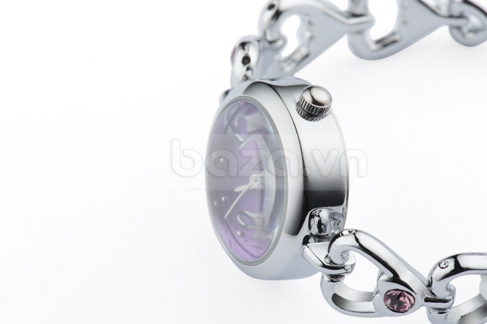 Baza.vn: Đồng hồ nữ KIMIO K490S-S0202 màu tím mộng mơ