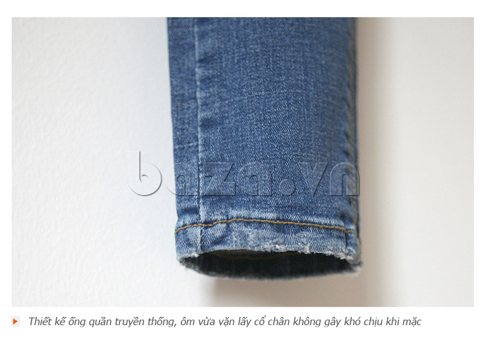 Skinny jean rách gối phong cách Hàn Quốc Goditkiss 1204 - ông quần hiện đại