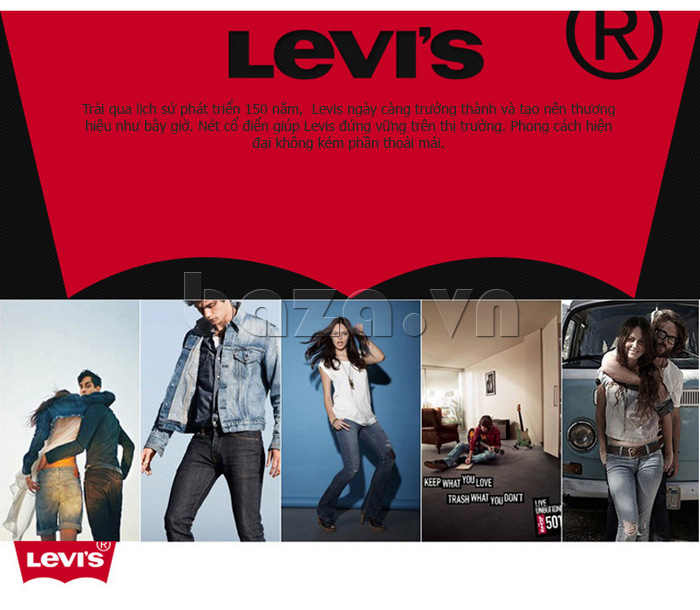 Đồng hồ nữ Levis LTG0210 mặt thạch anh nổi bật thương hiệu thời trang danh tiếng 