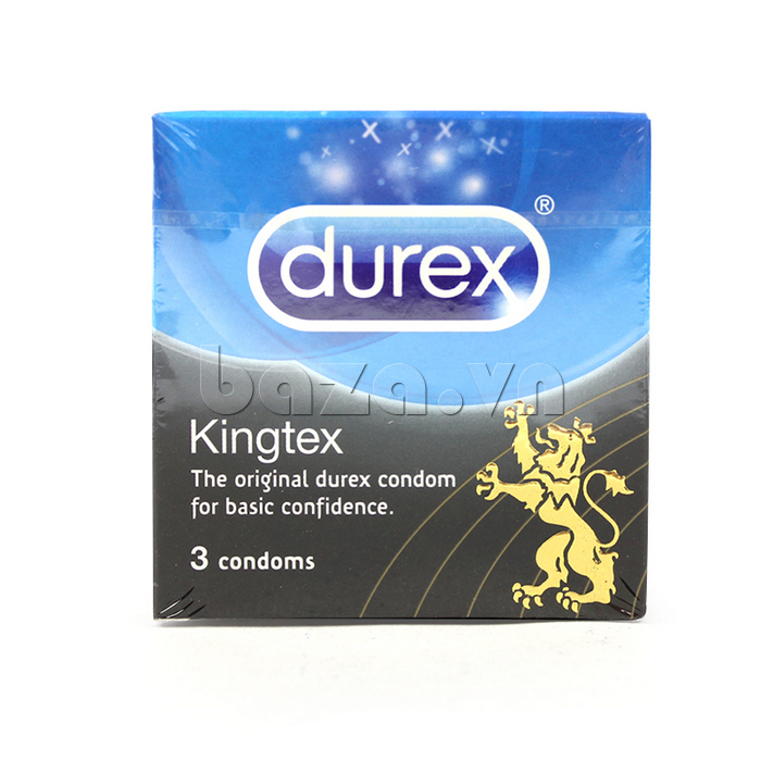Combo 2 hộp bao cao su kích cỡ nhỏ DUREX KINGTEX 3S 