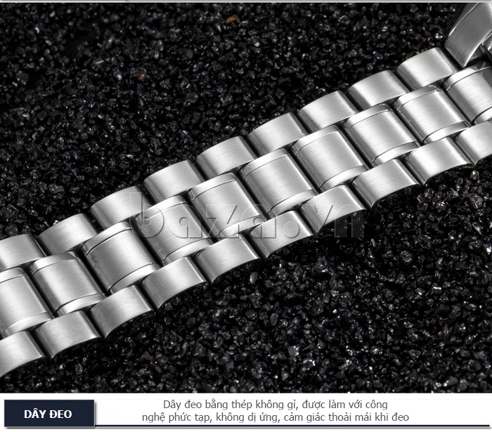 Đồng hồ thời trang nam sáu kim Wishdoit WM1.618.01.00 - dây đeo hiện đại