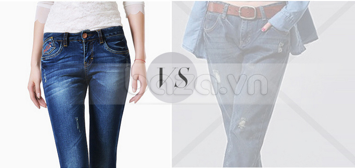 Quần Jeans nữ Bulkish thiết kế hiện đại trẻ trung năng động, đẹp xinh
