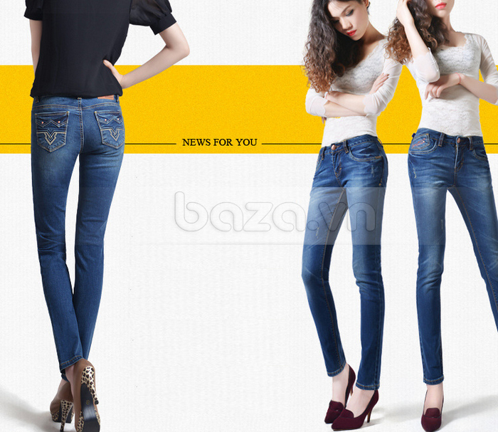 Quần Jeans nữ Bulkish thiết kế hiện đại trẻ trung năng động, tinh tế và nổi bật