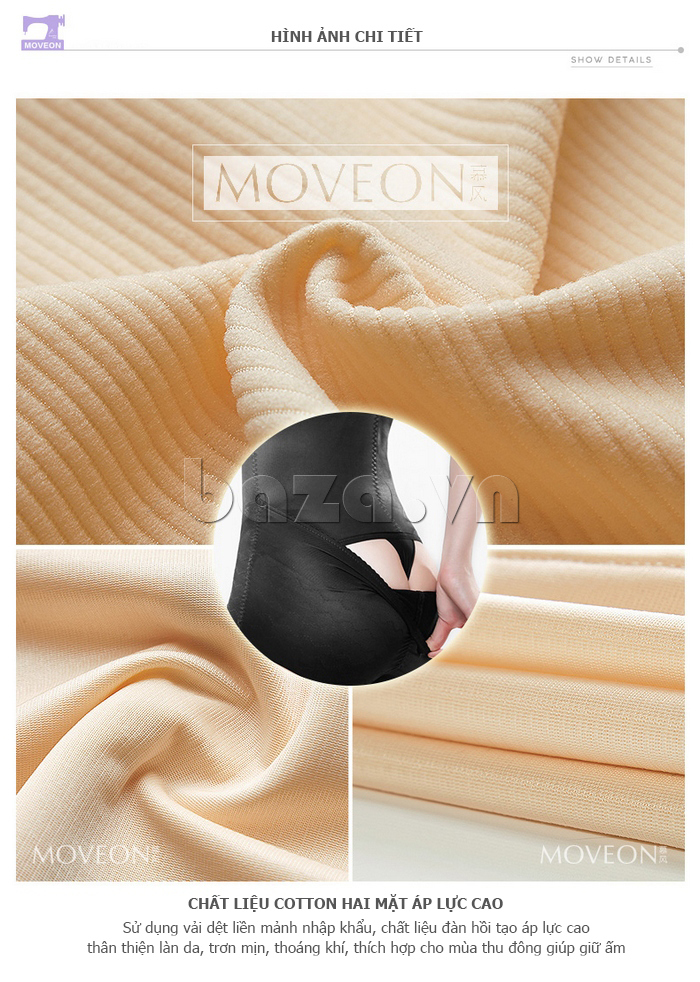 áo lót định hình liền thân thu đông Moveon MS1501 thời trang