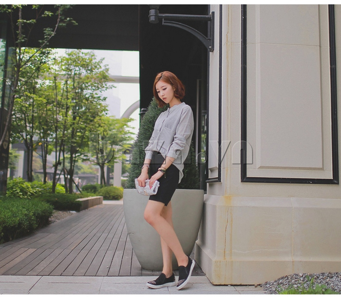 Sơ mi nữ dài tay phong cách Hàn Quốc Eranzi WEA010503 cuốn hút