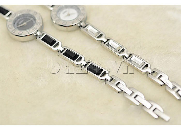 Đồng hồ lắc tay nữ Julius JA-705 dòng dây đeo bạc