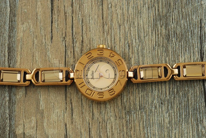 Đồng hồ lắc tay nữ Julius JA-705 mẫu màu đồng