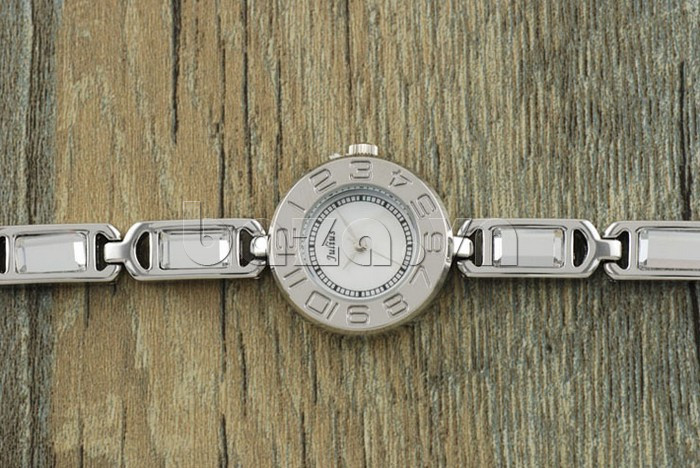Đồng hồ lắc tay nữ Julius JA-705 mẫu màu trắng