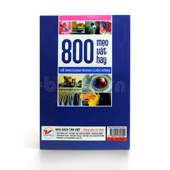 800 mẹo vặt hay dễ ứng dụng trong cuộc sống - sách kiến thức