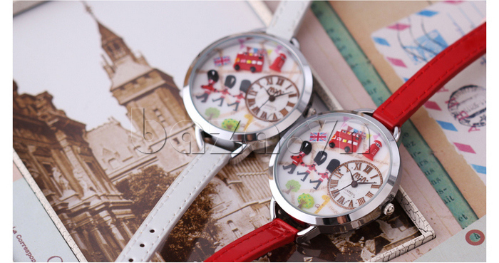 Đồng hồ nữ Mini MN974 ba chàng lính ngự lâm cảm hứng thời trang sống động trong sản phẩm 
