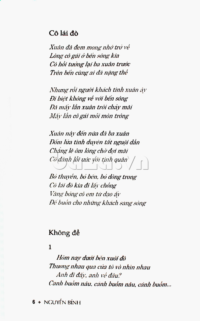 Nguyễn Bính - Thơ và đời - sách hay