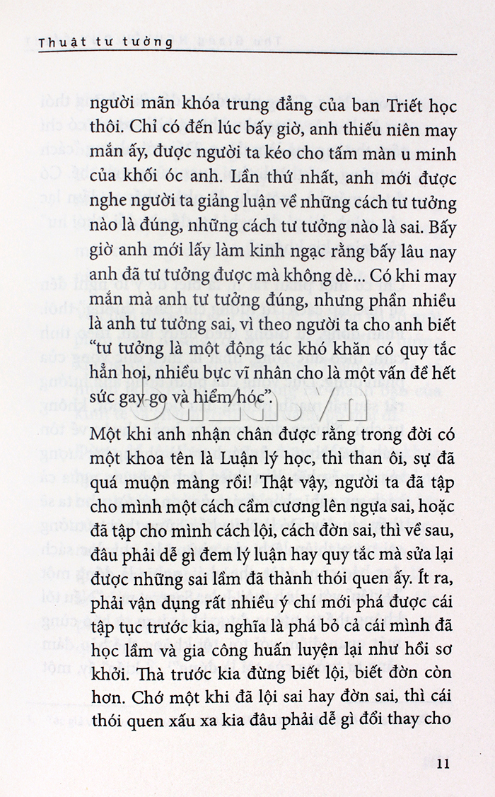 Thuật tư tưởng - sách văn học Việt Nam 