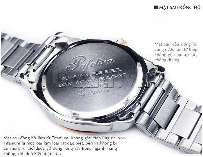 Đồng hồ nam Pafolina 5004M chất lượng tuyệt vời
