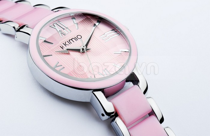 Baza.vn: Đồng hồ nữ KIMIO K470L màu hồng ngọt ngào 
