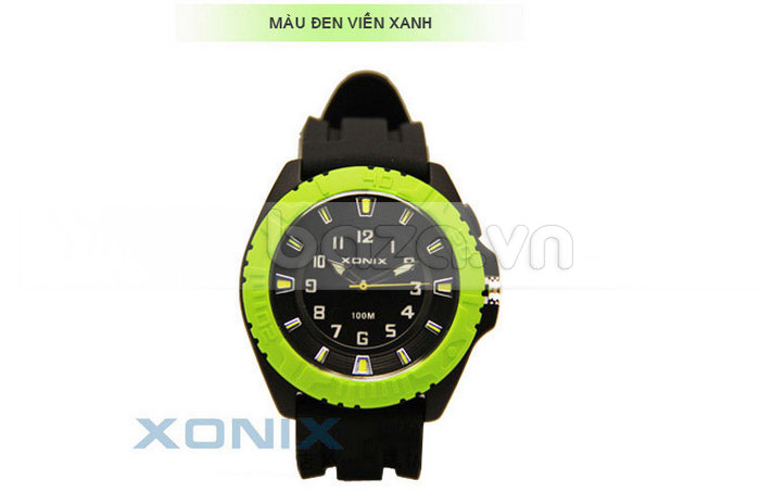 Đồng hồ thể thao Xonix QJ pha màu ấn tượng 