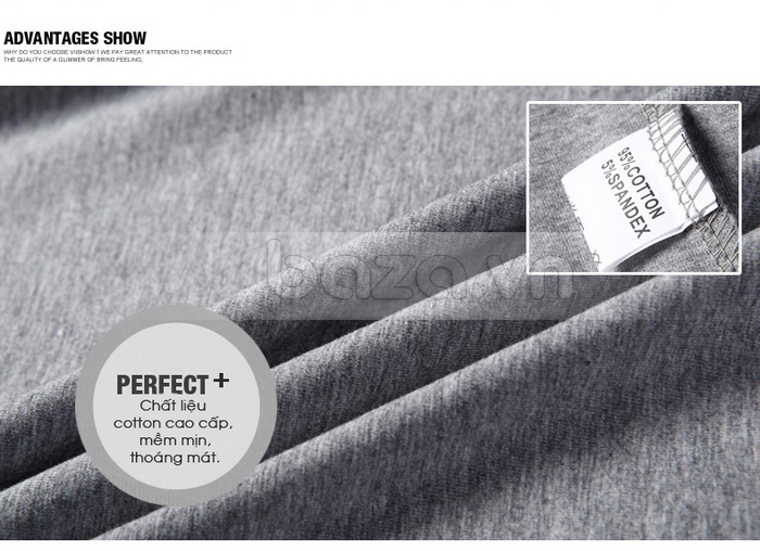Áo T-shirt nam Sinhillze Cá Tính Mạnh Mẽ chất liệu cotton mềm mịn 