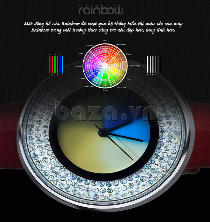 Đồng hồ thời trang Time2U 91-29048 thương hiệu rainbow
