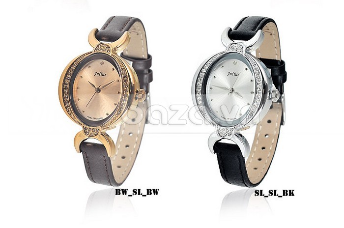 Baza.vn: Đồng hồ nữ đẹp Julius JA653 mặt ô van các phiên bản 2