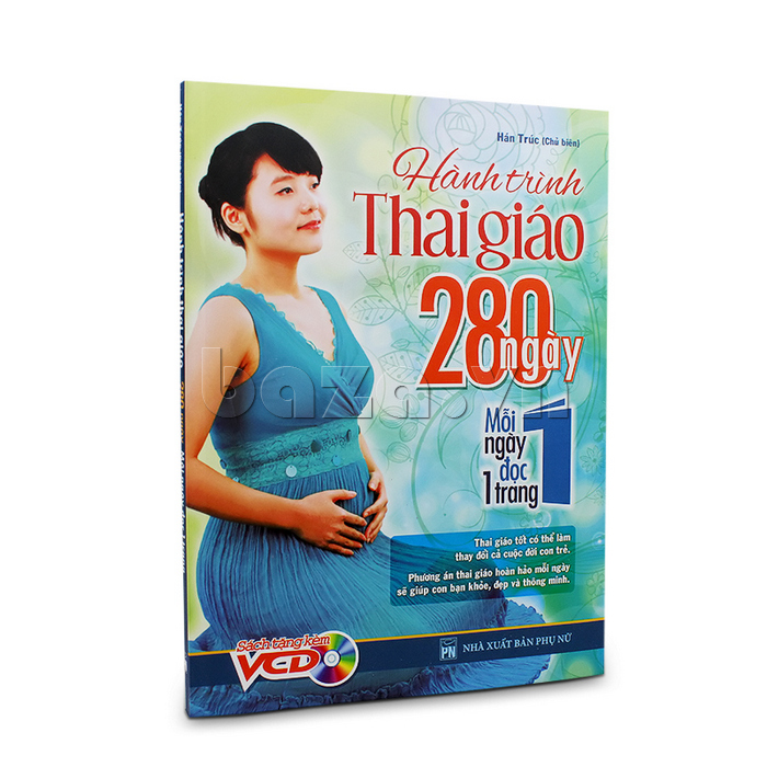 Cuốn sách Hành trình thai giáo 280 ngày, mỗi ngày đọc 1 trang cuốn sách ý nghĩa