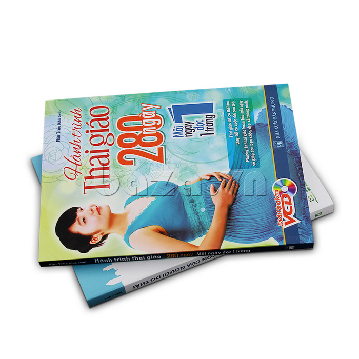Cuốn sách Hành trình thai giáo 280 ngày, mỗi ngày đọc 1 trang cuốn sách cần thiết