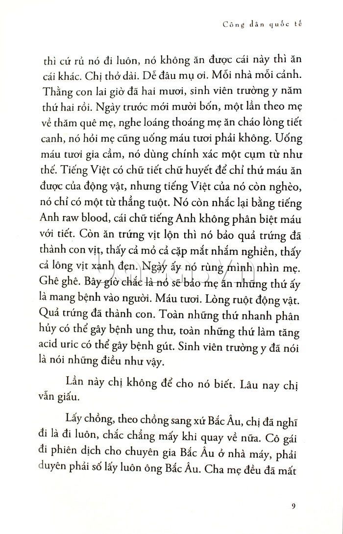 Người bên này trời bên ấy- Hồ Anh Thái - trích dẫn 