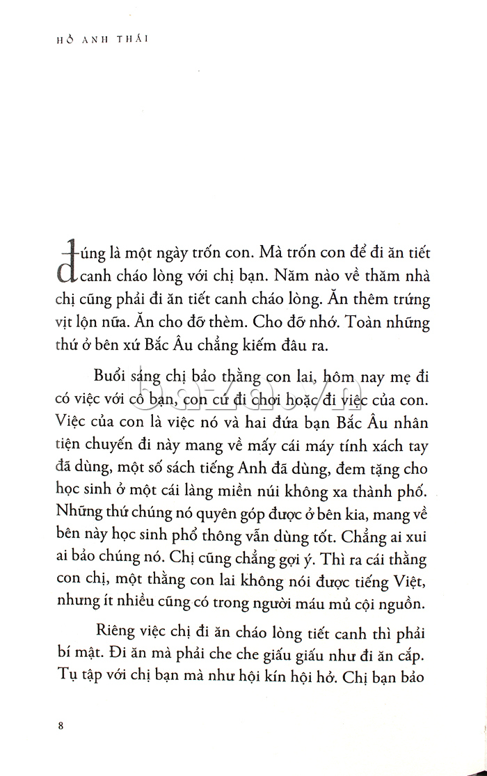 Sách hay cho bạn: Người bên này trời bên ấy- Hồ Anh Thái