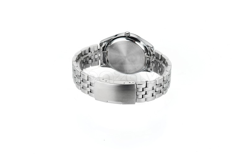 Dây đeo đồng hồ hợp kim thép được tạo kiểu khớp nối khít nhau, ôm tay mà vẫn thoải mái