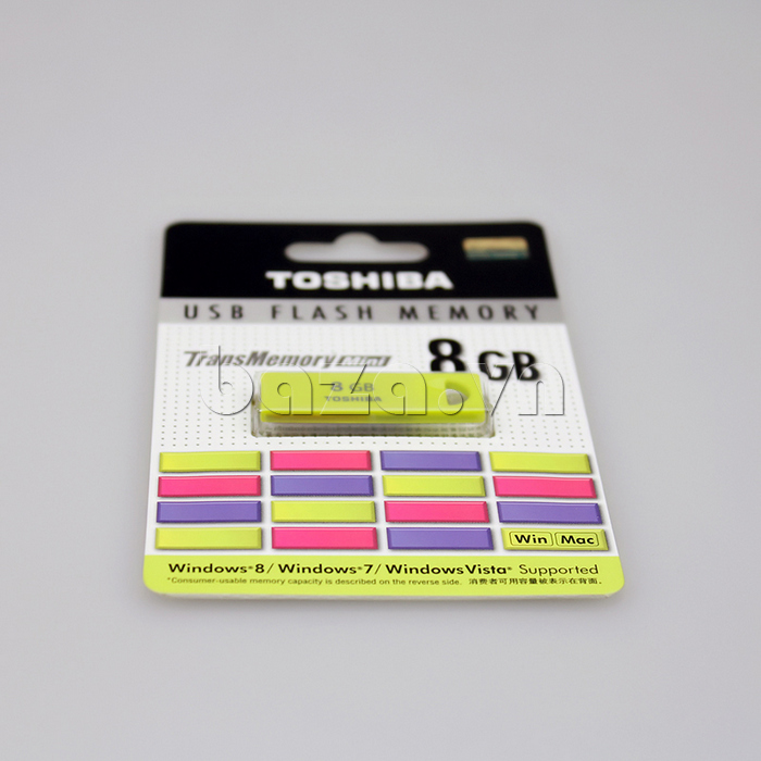 Thẻ nhớ USB Toshiba Suruga 8GB Mini lưu trữ dữ liệu thông minh